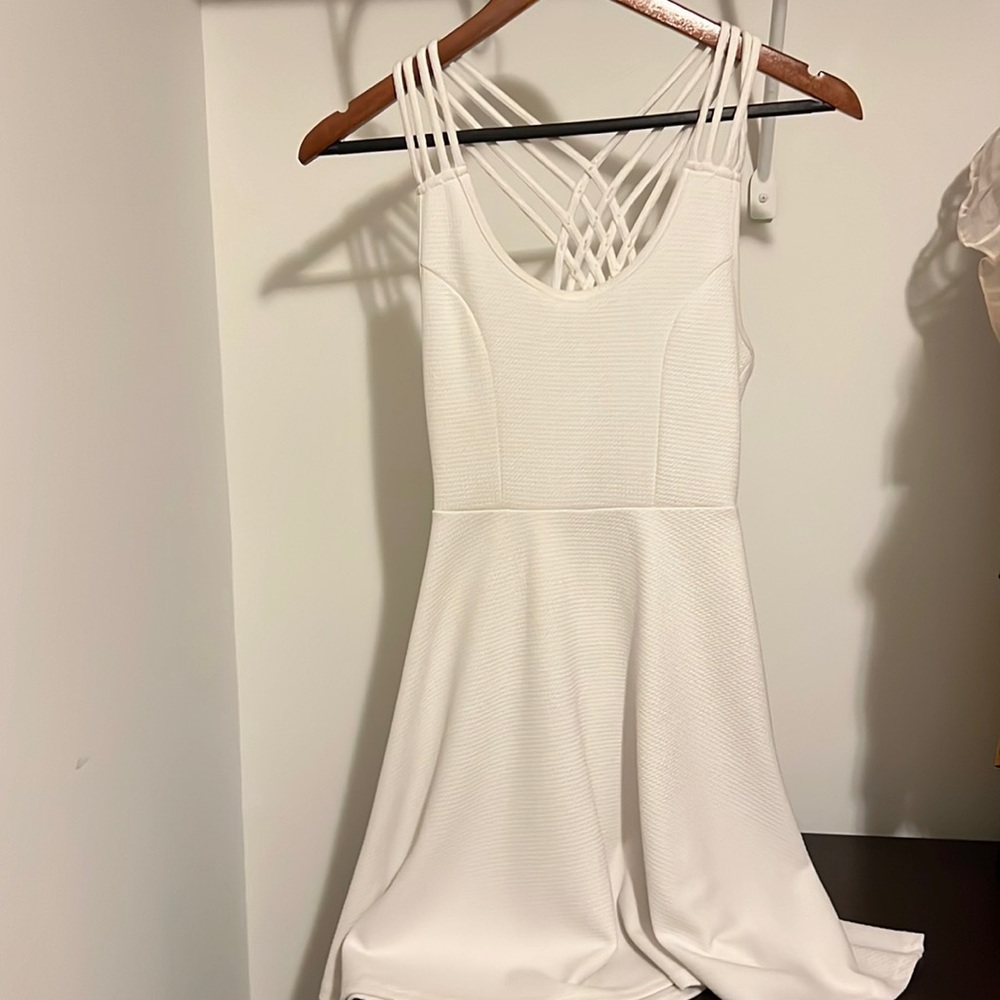 Charlotte Russe White Skater Dress